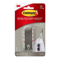 Command Hook 17034BN-ES Medium Brushed Nickel